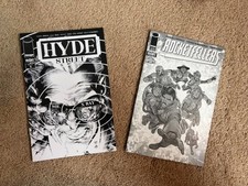 Ghost Machine IMAGE Comics Hyde Street AND Rocketfellers Ashcan SET NYCC picture