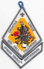 eX1991-1 & -2 Croatan Lodge 117 1991 Fall Fellowship Boy Scout of America BSA picture