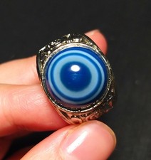 TOP 7G Beautiful Gobi Agate Eye Agate Ring Crystal Stone Healing D139 picture