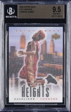 2003 UD CITY HEIGHTS LEBRON JAMES BGS 9.5 picture