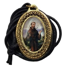 Medal Of St Francis & St Anthony Prayer For Pets Favors Protection Miracle picture