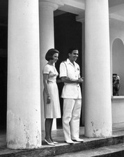 King Constantine II of Greece fiancee Princess Anne Marie of Denma- Old Photo picture