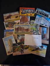 Vintage Texas & Dallas Linen Postcards Bulk Pack 14 Views Unused New Old Stock picture