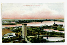 Vintage Postcard the Piscataqua River Portsmouth NH Made in Germany picture