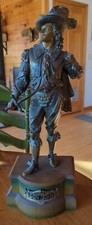 DON JUAN ANTIQUE Brass Bronze STATUE 21.5