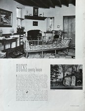 C. E. Morgan III Home 1936 Pineville PA Originally Built In 1725 2 Pages Pics picture