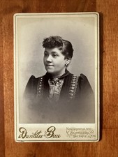 Pretty Woman Nice Jewelry Backstamp Cabinet Card Antique Photo Northampton MA picture