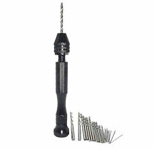 26x Pin Vise Pen Hand Twist Drill Bits Rotary Tool For Jewelry Metal Wood Repair picture