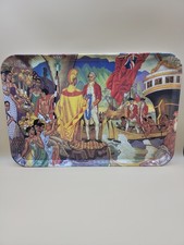 Vintage Pac Coasters Hawaii Capt Cook Melamine Tray Eugene Savage 17 1/2 x 12 picture