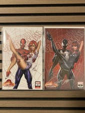Two ASM 2B variants 1 Signed j scott campbell and 1  unsigned (2 comics total) picture