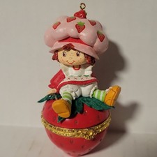 Vtg Carlton Cards Strawberry Shortcake Sittin' Berry Pretty Hinged Box picture