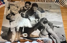 HUGE Vintage Abercrombie & Fitch 3-Panel Store Display Poster 71x100 1990s RARE picture
