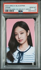 JENNIE 2023 OREO X BLACKPINK YG SELECT EXCLUSIVE VERSION B GEM MINT PSA 10 picture