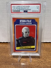 2022 Topps Star Wars NYCC Star File GRAND INQUISITOR Orange Parallel 3/25 picture