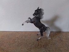 CM OOAK Breyer Stablemates Rearing Arabian (G2) Grey Clearware by Honey Gibbons picture