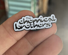 The Chemical Brothers enamel pin 90s techno electronica Manchester music MTV pop picture