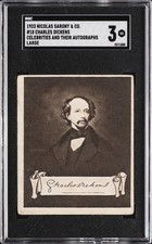 1923 NICOLAS SARONY & CO. #18 CHARLES DICKENS SGC 3 picture