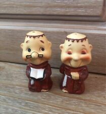 Vintage Monk Salt And Pepper Shakers picture