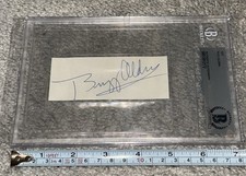 BUZZ ALDRIN Apollo 11 Hand Signed autograph BAS slab - NASA Astronaut MOONWALKER picture
