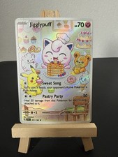 Jigglypuff, Pikachu, Slurpuff Pokemon Card DISPLAY ART CARD picture