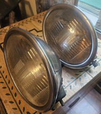 VINTAGE STUDEBAKER ROADSTER GLOLITE HEADLAMP SET - 1931, 32, 33 picture