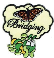 Girl BRIDGING Ceremony event Turinging Fun Patches Crests Badges GUIDES SCOUT picture
