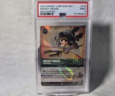 Mickey Mouse - Artful Rogue (Enchanted) 210/204 The First Chapter Holo PSA 9 picture