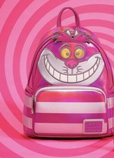 NWT Loungefly Disney 100 Platinum Cheshire Cat LE Mini Backpack Ships Same Day picture