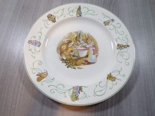 Peter Rabbit 8” Plate Beatrix Potter Wedgewood of Etruria & Barlaston F. Warne picture