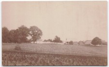 Vintage NOKO RPPC Farm Scene Postcard - Rural Landscape Fields & Homes picture