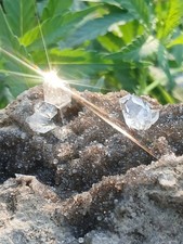  A++ Genuine Herkimer 💎s In 💯  Natural  Habitat Associated  W/ Calcite   picture