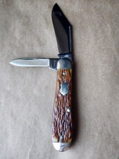 1920's REMINGTON UMC R-183 Blonde Stag Pocket Jack Knife: 3-5/8