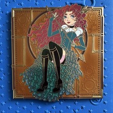 Brave Princess Steampunk Merida Scottish Jumbo Fantasy Pin LE 60 picture