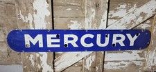 VINTAGE MERCURY PORCELAIN SIGN OLD 55