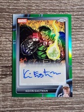 2026 Topps Chrome Marvel DR. DOOM Artist Kevin Eastman Auto Green /99 SSP  picture