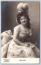 Anna Held French Stage Star Rotograph B 513 Portrait 1896 RPPC picture