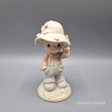 VTG 1986 Samuel J. Butcher Precious Moments Porcelain Figurine 5.5