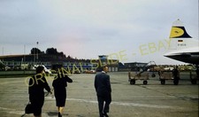 Orig 1960 Slide Hamburg Airport Lufthansa Convair Germany Photo G104 picture