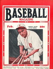 February 1932 Chuck Klein Baseball Magazine tape on spine picture