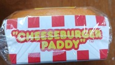 VINTAGE Lunchnotes Cheeseburger Paddy notepad from Kalamazoo, manuf  in 1984. picture