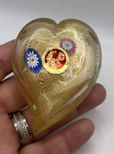 Stunning  Italy Murano Decorative Heart Paperweight  Valentines picture