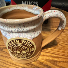 Death Wish Coffee Co.  Ceramic Mug NIB  Skull DWCC Logo limited 884/3500 B6 picture
