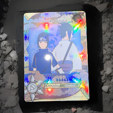 2007 MAYOU Naruto Shippuden Sasuke Uchiha SP-009 Hologram Trading Card picture