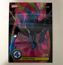 Topps 2026 Topps Finest Marvel Spider-Man Blacklight Card #BL-082 13/75 picture