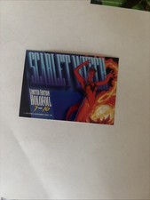 1994 Marvel Masterpieces Limited Edition Holofoil SCARLET WITCH 7 of 10 picture
