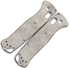 Flytanium Gray Stonewash Titanium Scales for Benchmade Bugout FLY374 picture