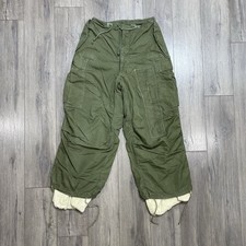 Vintage M-1951 Arctic Shell Trousers w/ Liner Military Pants Medium Regular picture