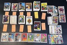 Vintage 1987-1990 Lot Marvel Comics Trading Cards see pics, alot are mint picture