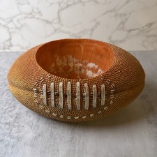 Vintage Margie's  Garden Football Planter Indoor Outdoor Game Day Snack Server picture