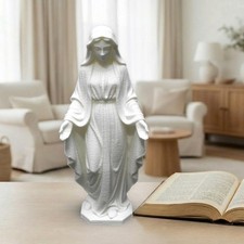 Virgin Mary Statue | White Cotton Finish picture